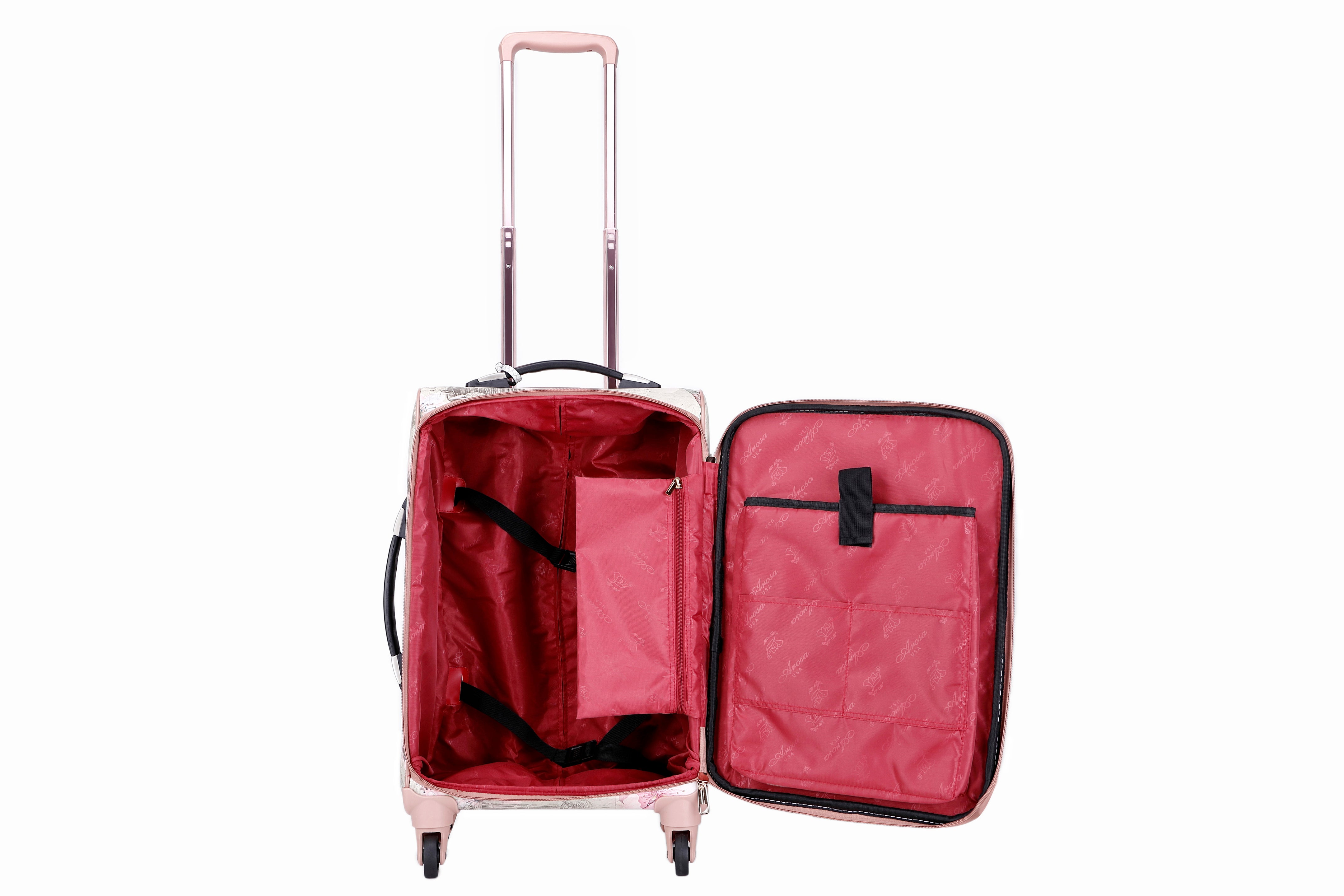 Vintage Darling Classic Travel Luggage for Women With Spinners - Brangio Italy Co.