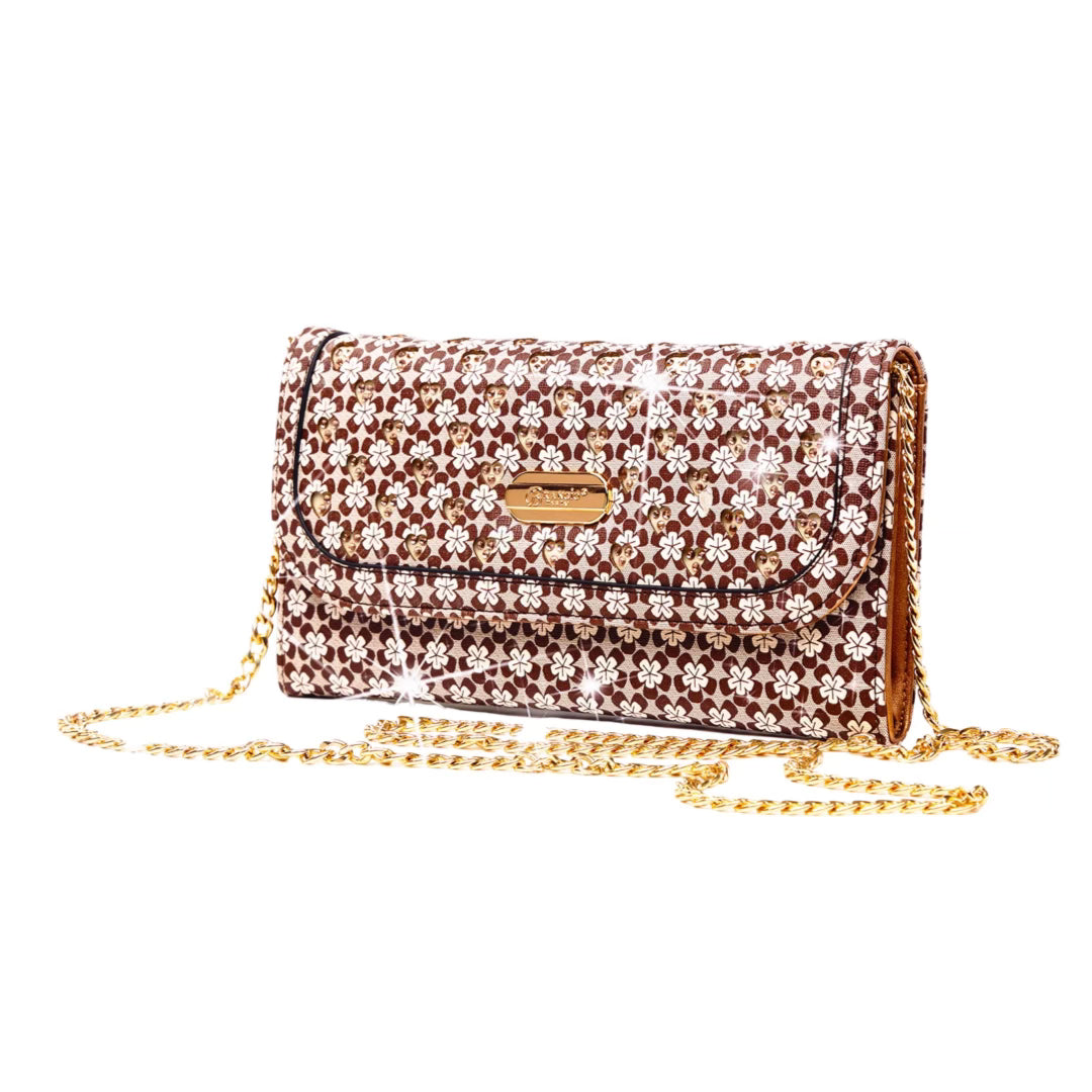 Galaxy Stars Crystal Stud Clutch - Brangio Italy Co.