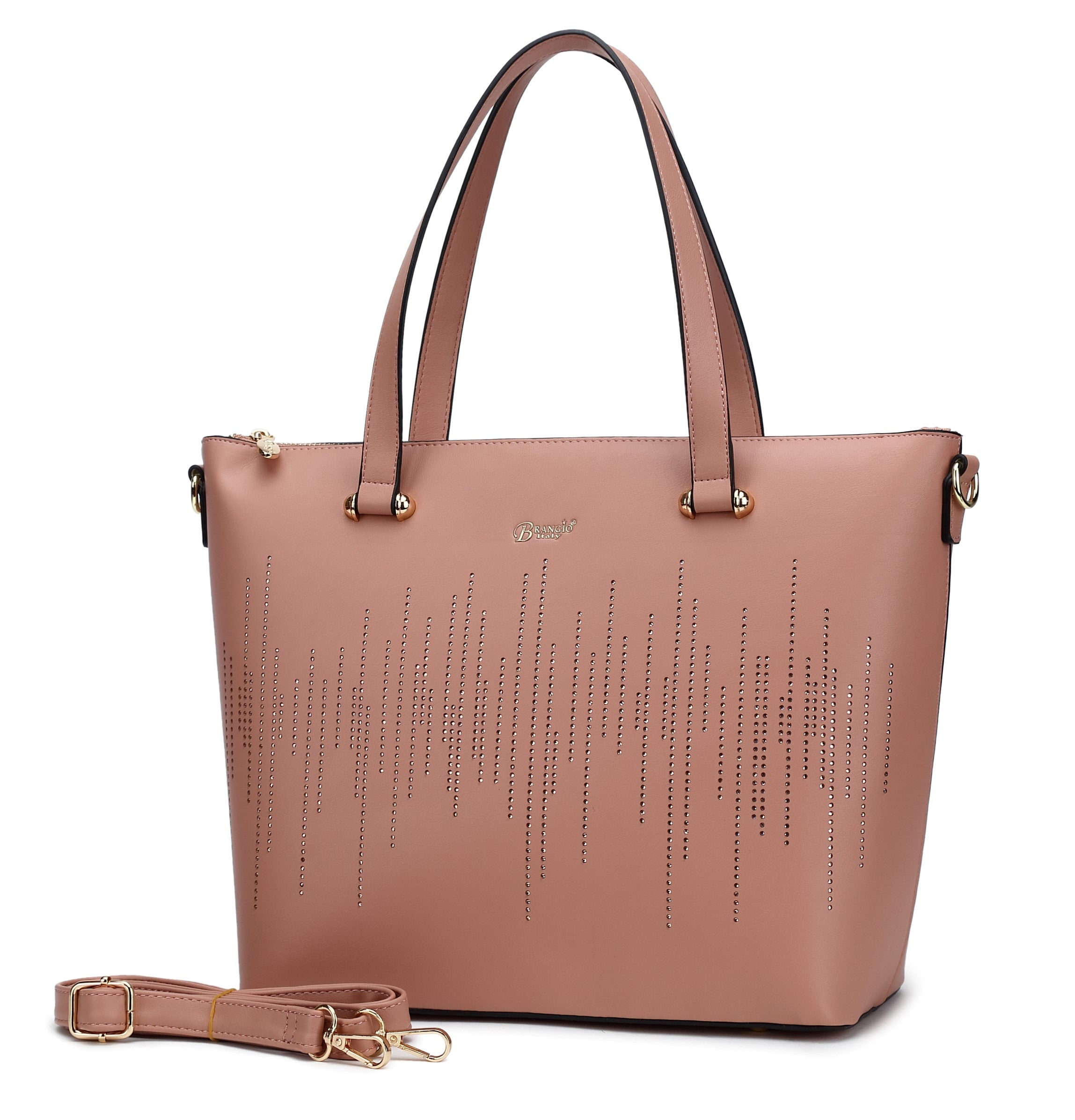 Rainy Night Vegan Leather Tote Bag - Brangio Italy Co.