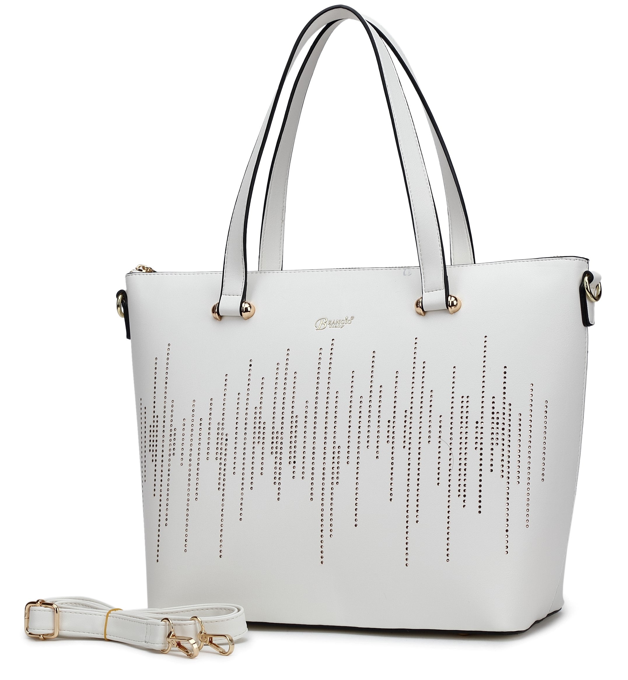 Rainy Night Vegan Leather Tote Bag - Brangio Italy Co.