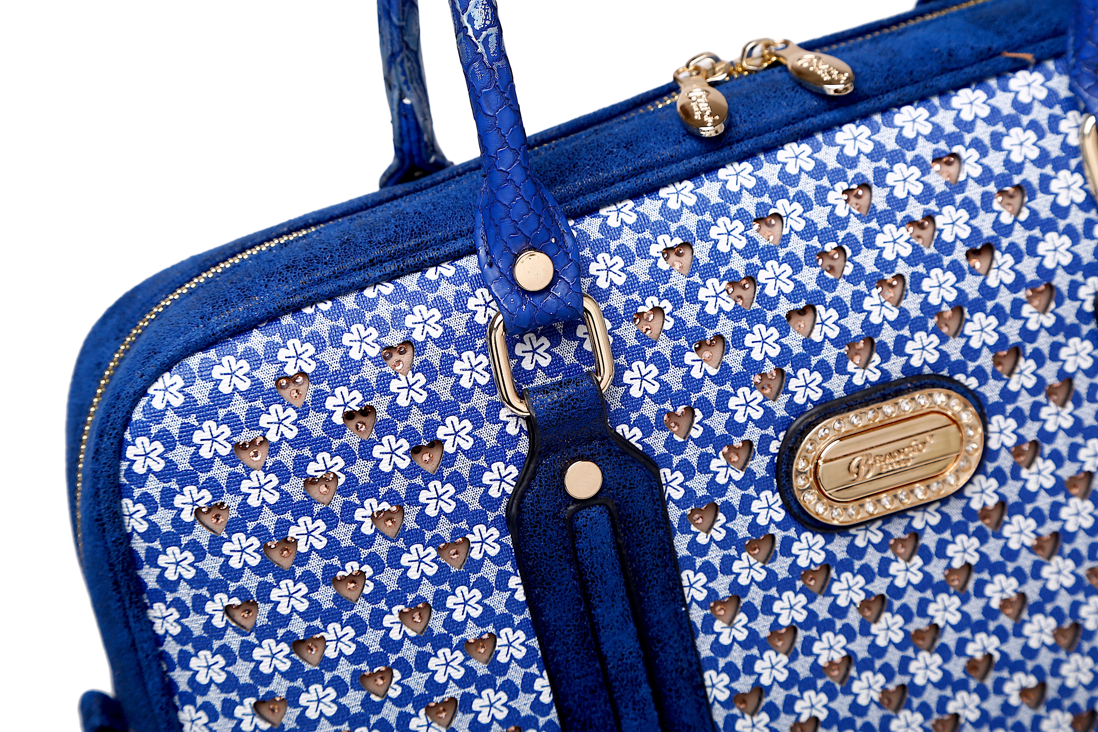 Galaxy Crystal Designer Laptop Bag for Women Office Work Bag - Brangio Italy Co.