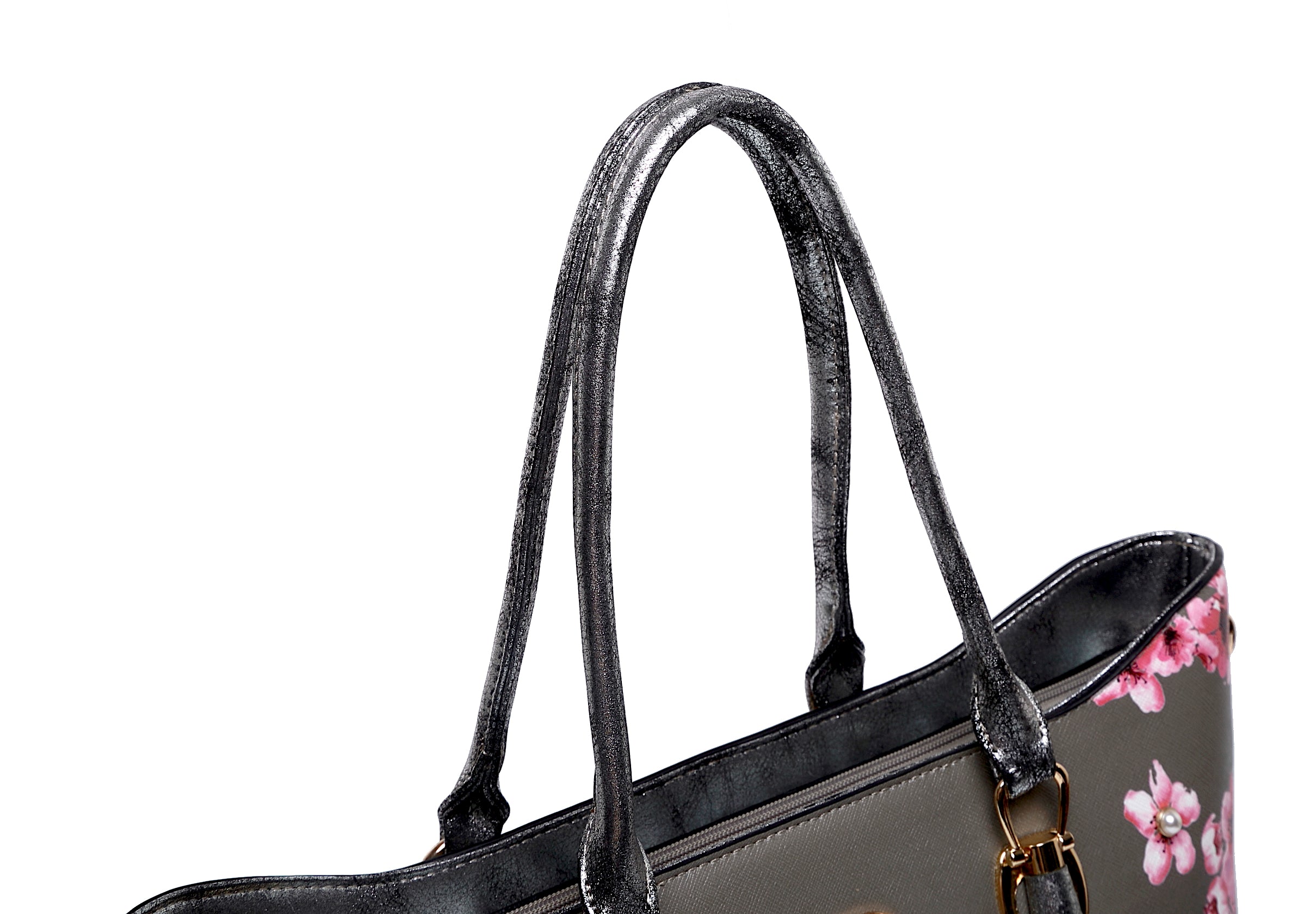 Hummingbird Bloom Scratch & Stain Resistant Top-Handle Bag - Brangio Italy Co.