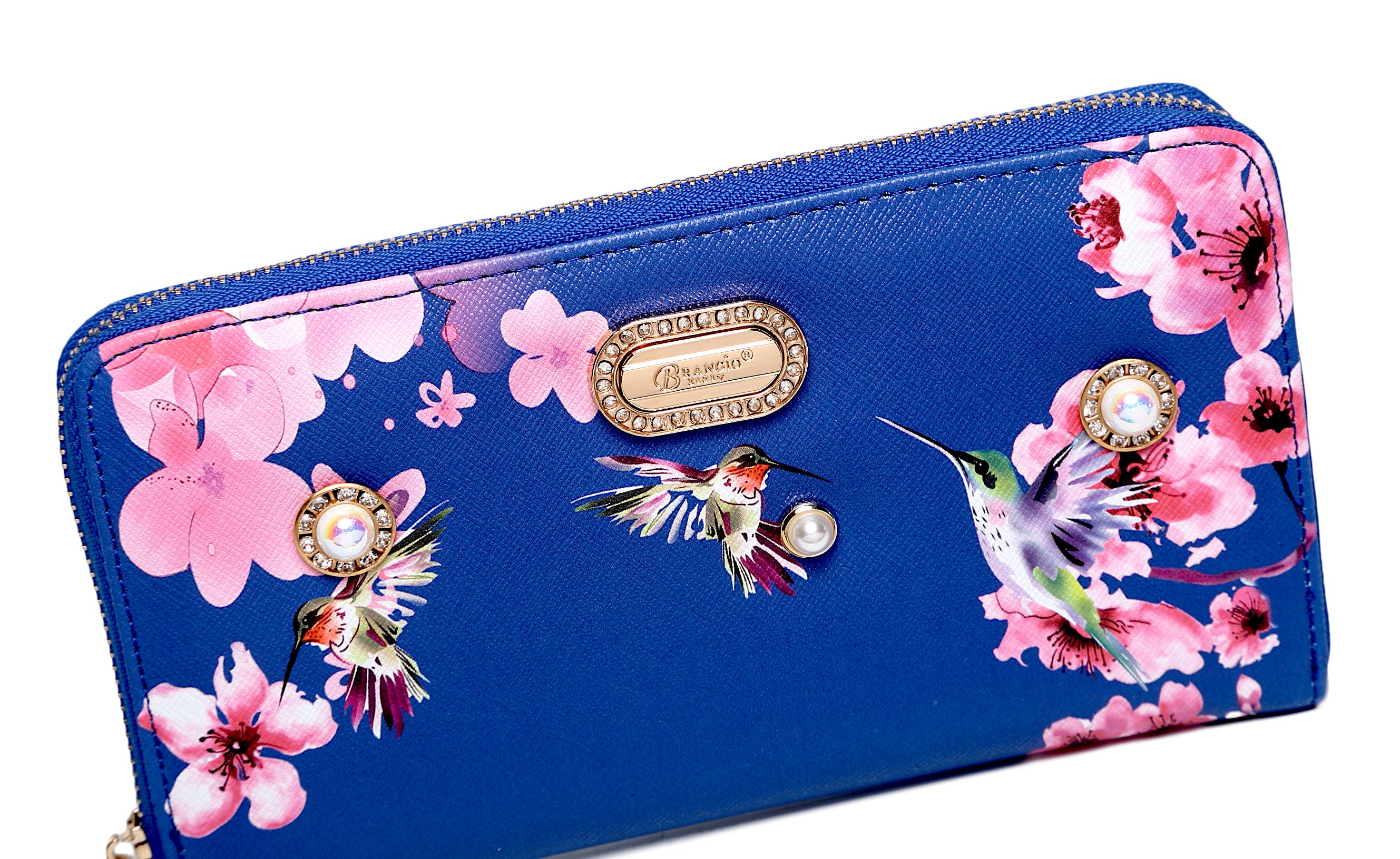 Hummingbird Vintage Wristlet Wallet for Women - Brangio Italy Co.