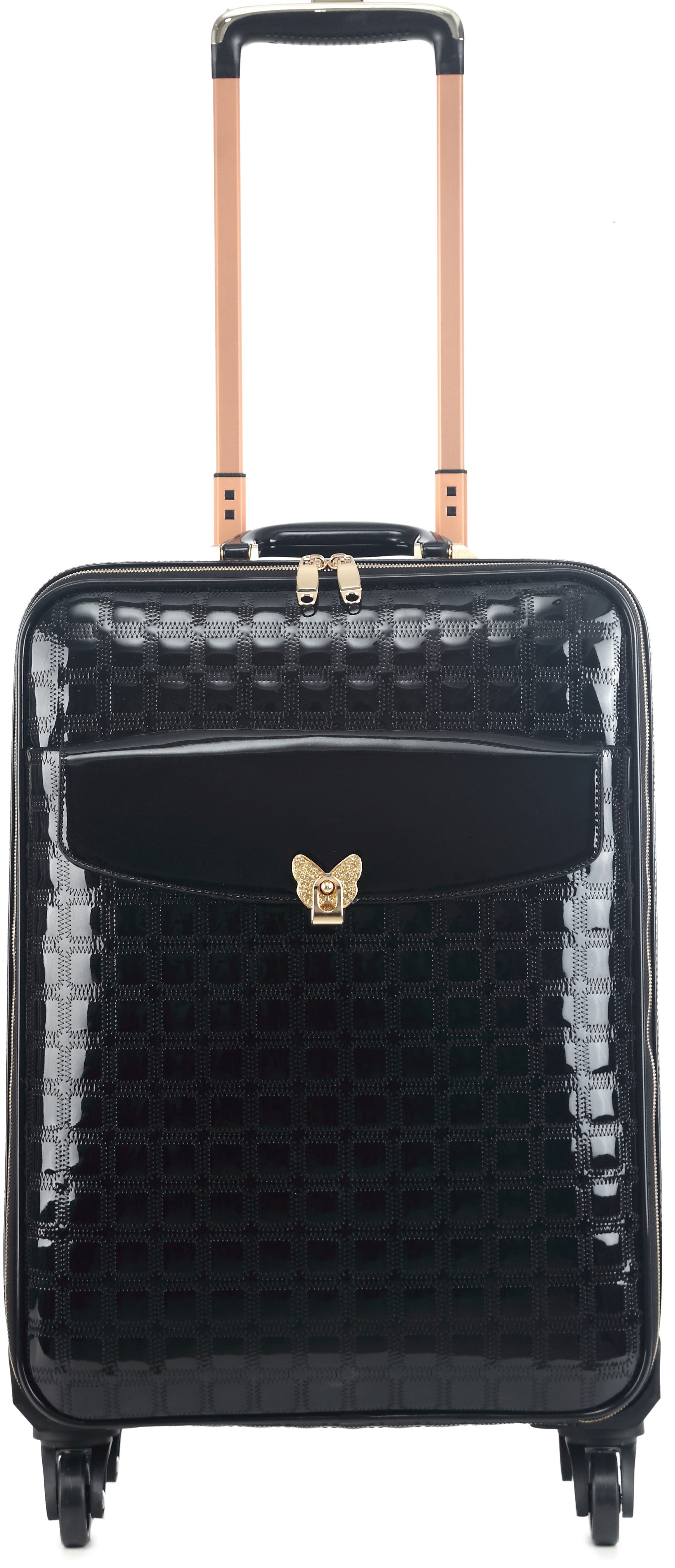 S'Envoler Classy Light Weight Vegan Leather Spinner Luggage