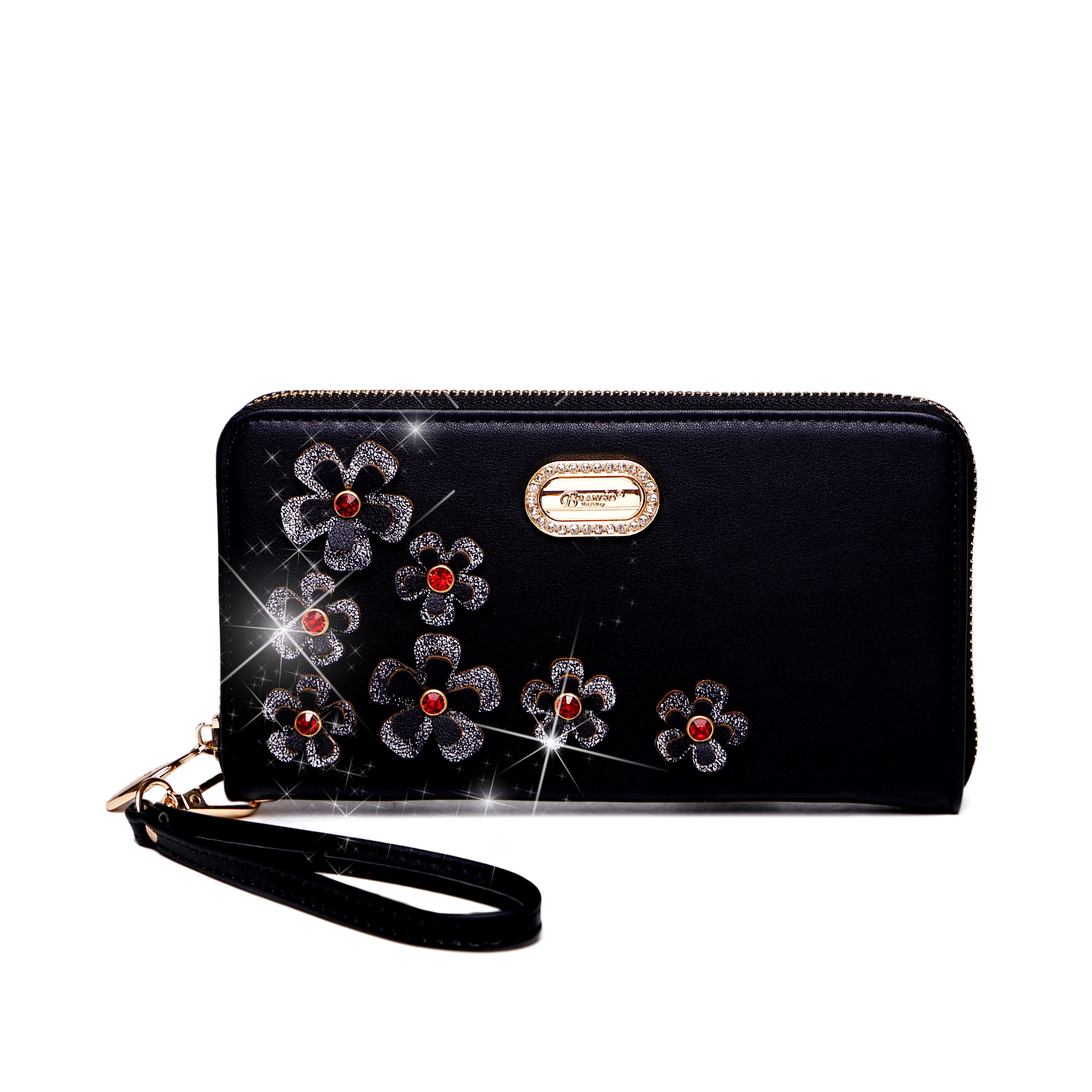 Brangio Italy Crystal Bloom Backpack & Wallet Set [2pcs]