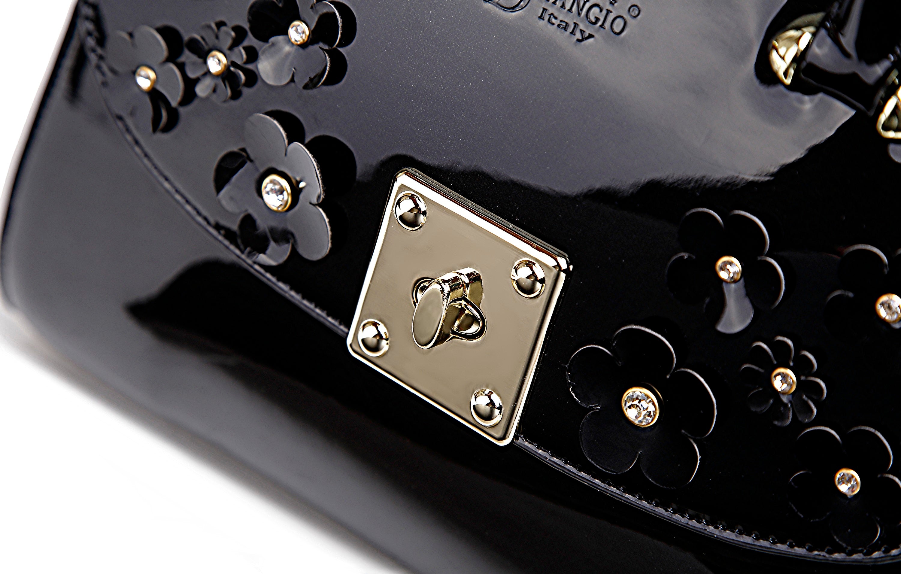 Floral Sparx Designer Crystal Handbag for Women - Brangio Italy Co.