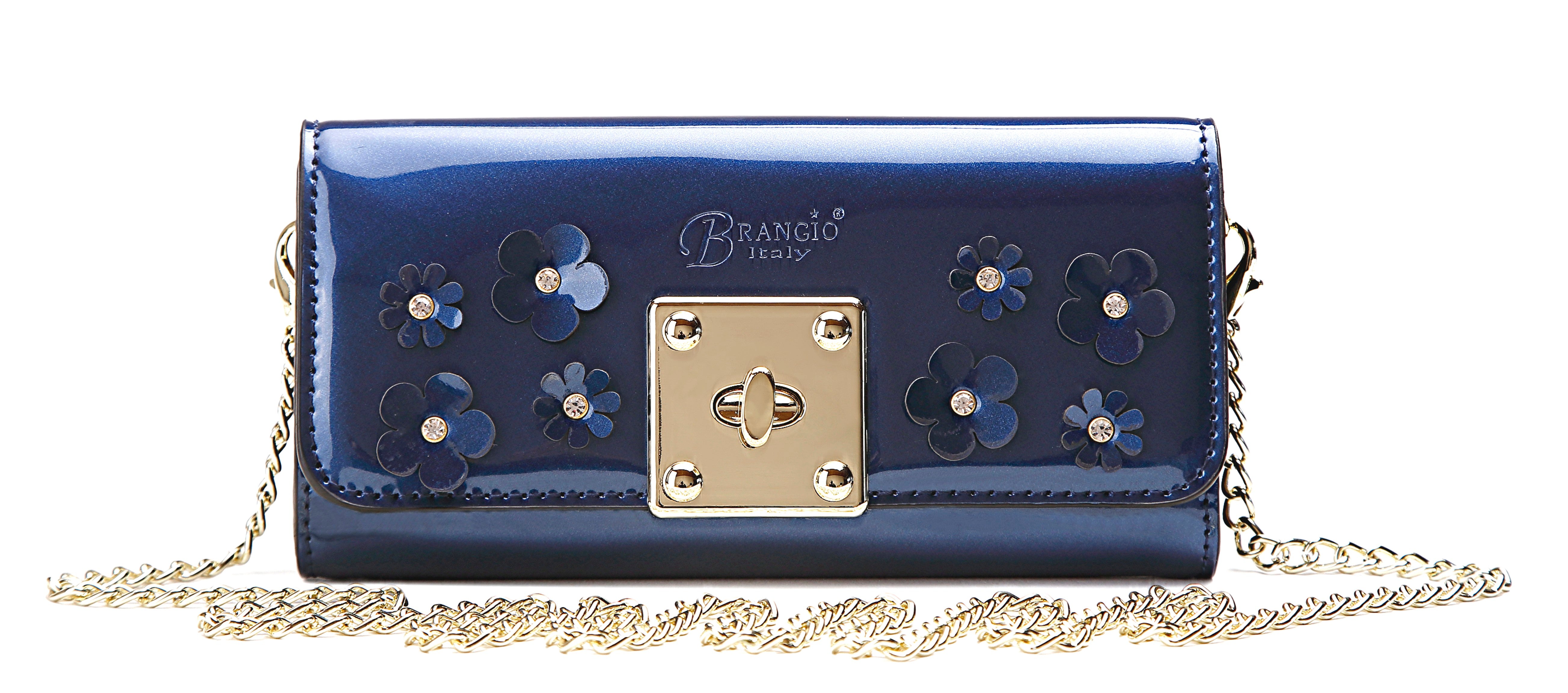Floral Sparx Clutch Wallet with Phone Holder Handbag Clutch - Brangio Italy Co.