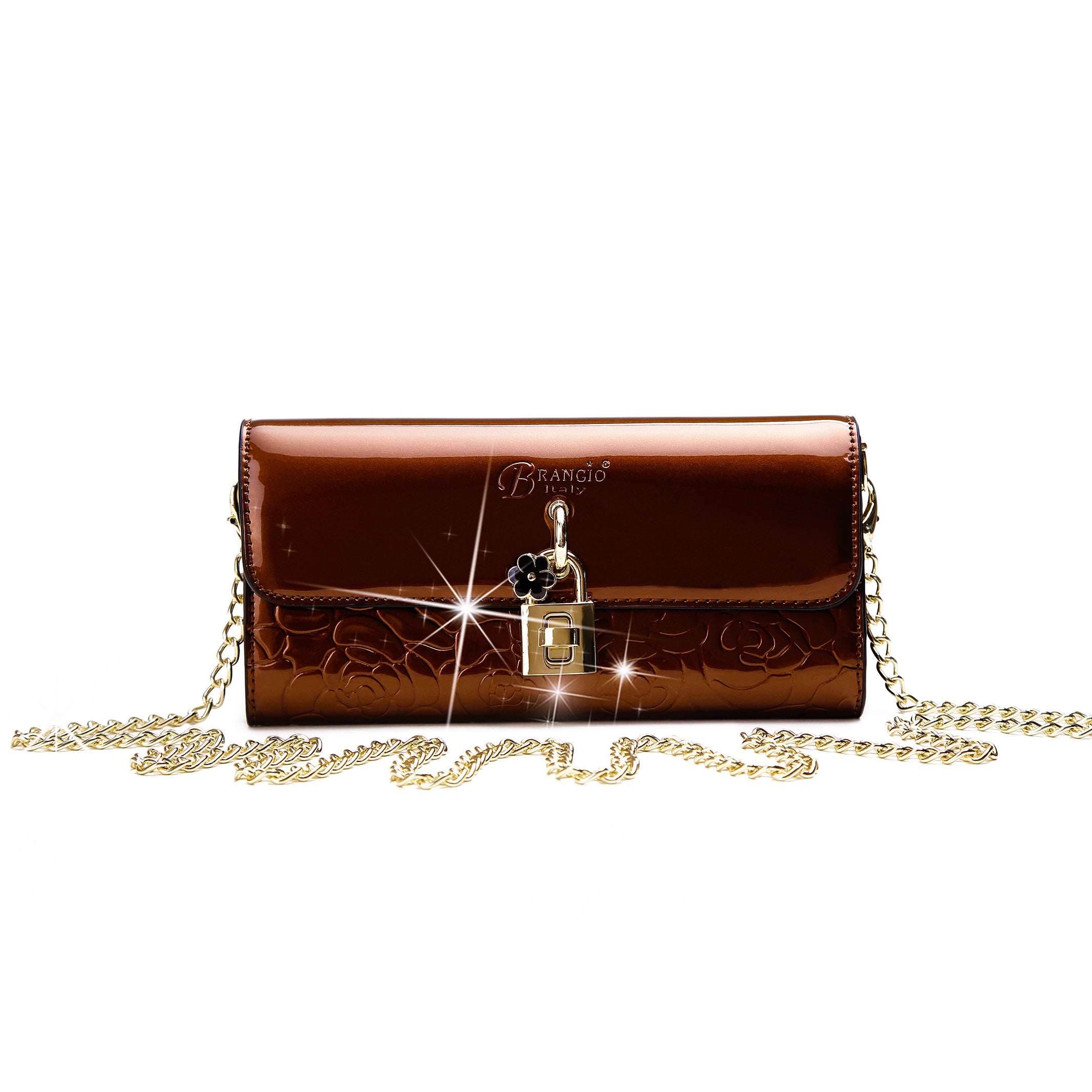 Rosy Lox Crossbody Women Wallet Clutch - Brangio Italy Co.