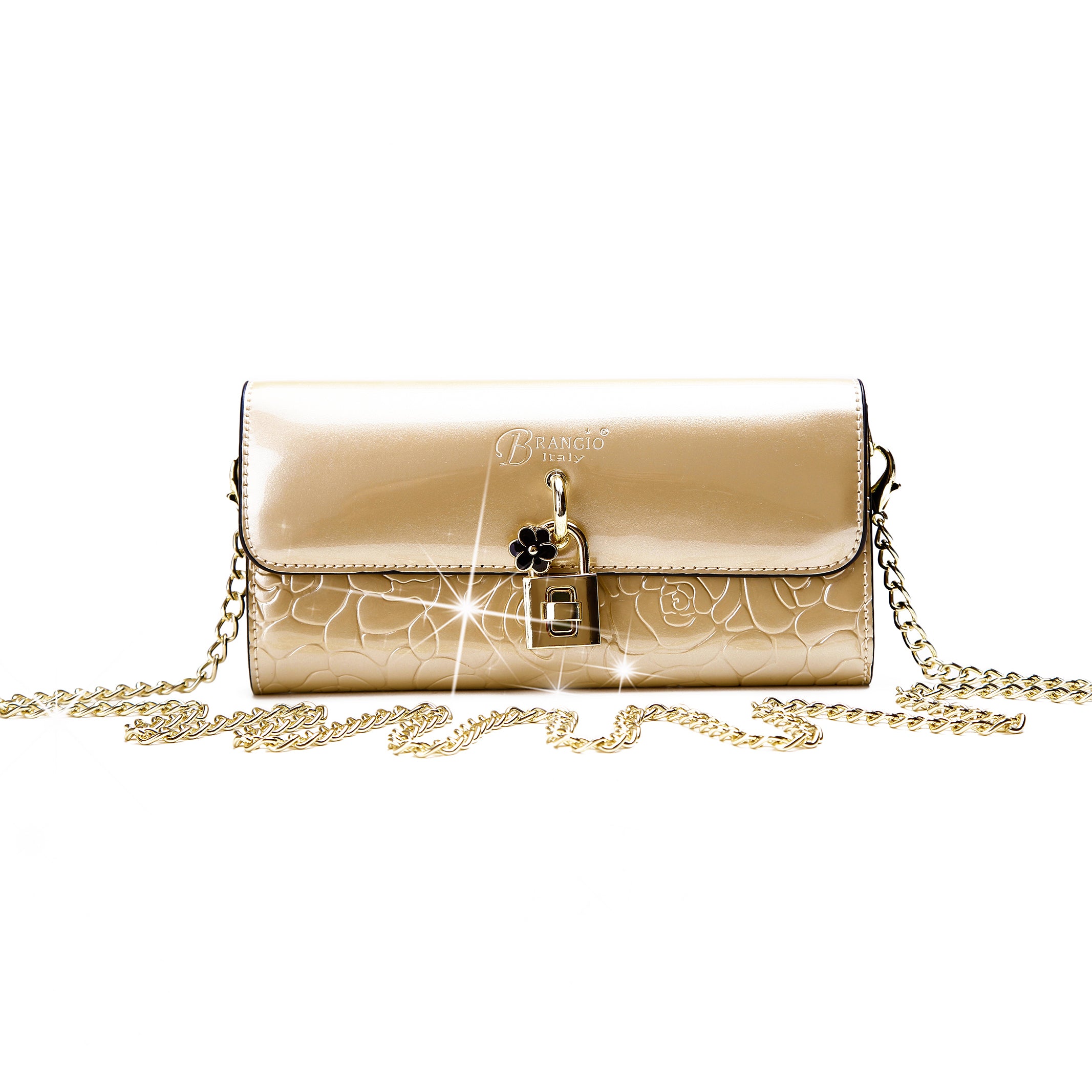 Rosy Lox Crossbody Women Wallet Clutch - Brangio Italy Co.