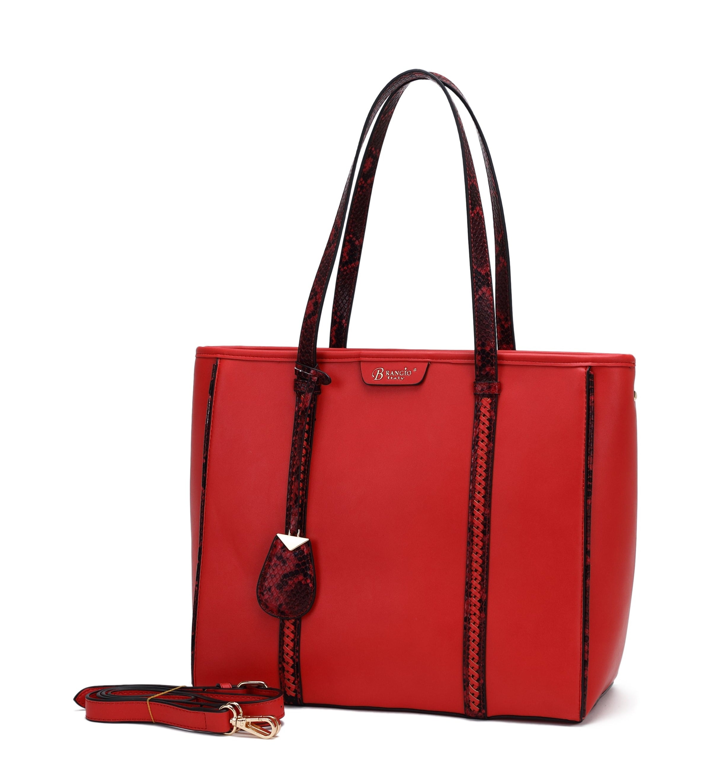 Brangio Italy Designer Print Tote Handbag
