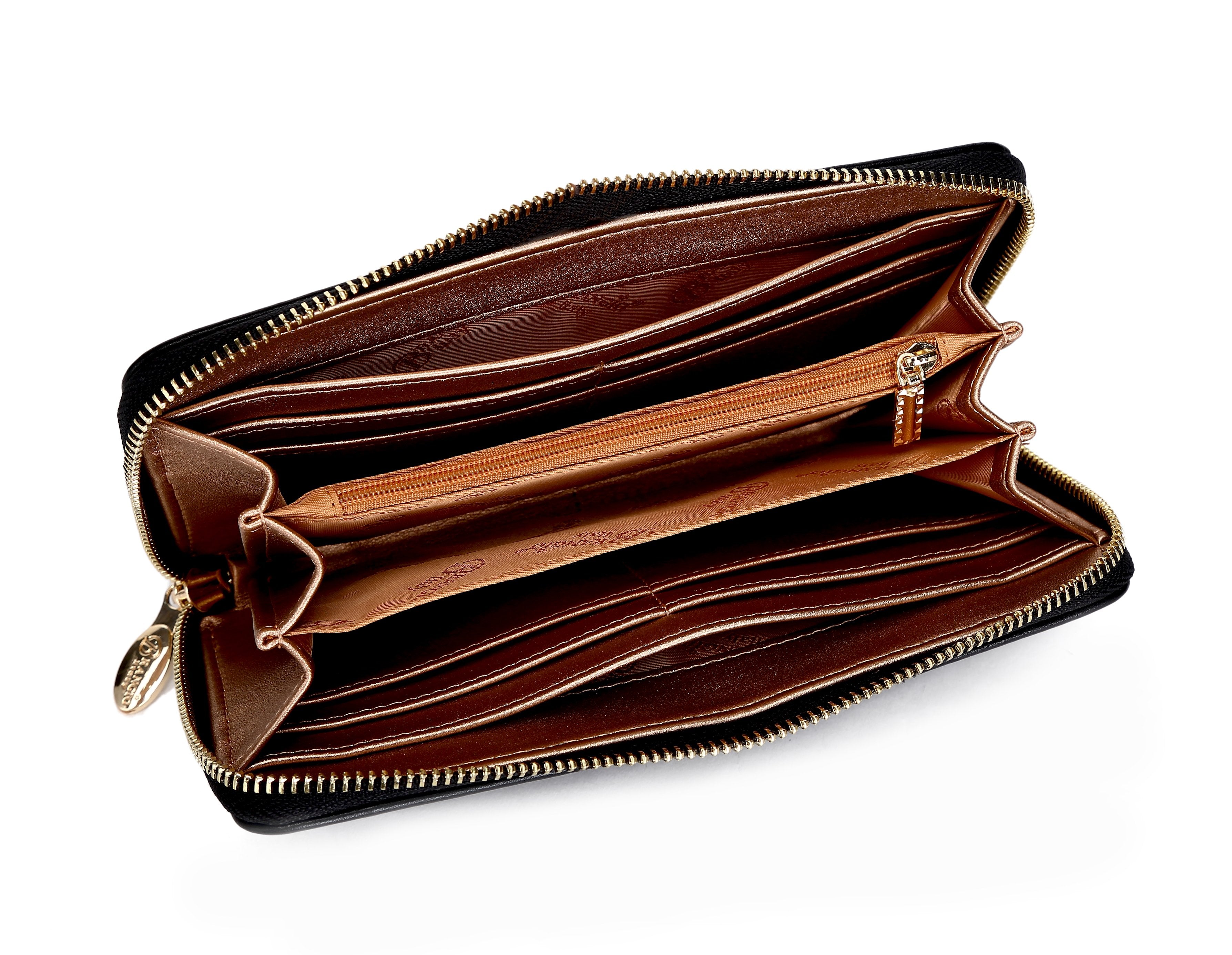 Brangio Italy Spring Love Vegan Leather Wristlet Wallet