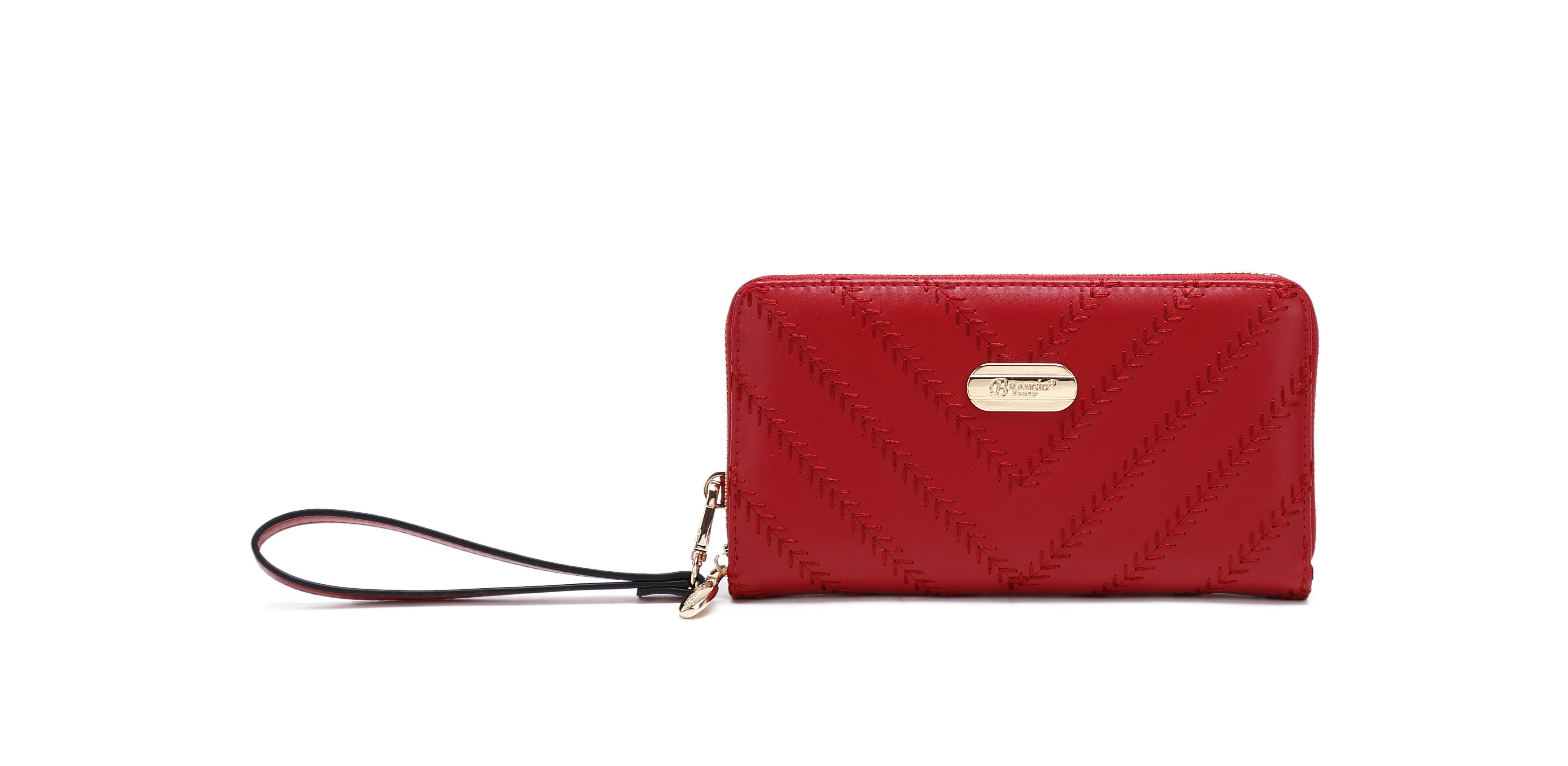 Brangio Compact Wristlet Wallet with Elegant Detailing