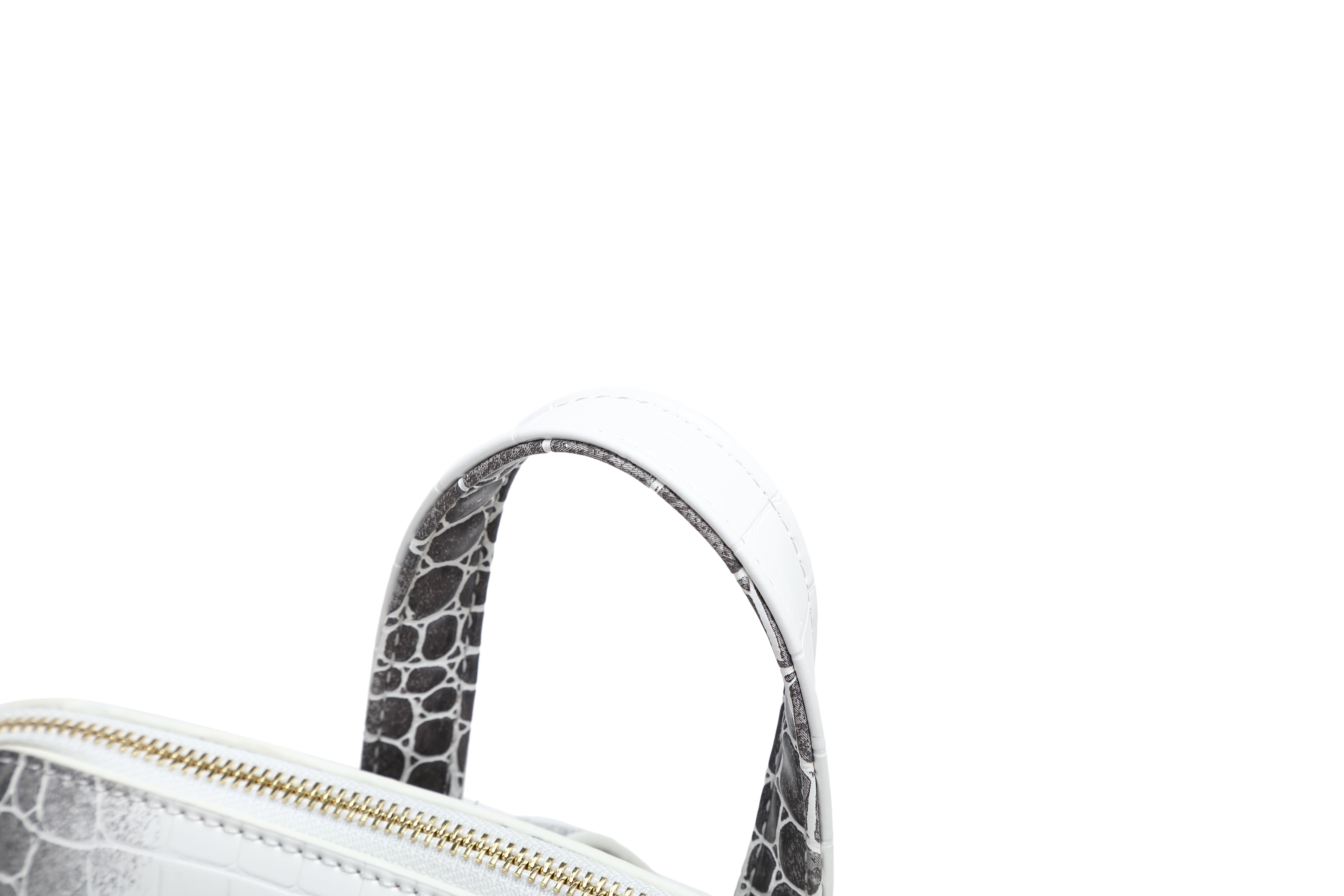 Brangio Croc-Embossed Convertible Backpack