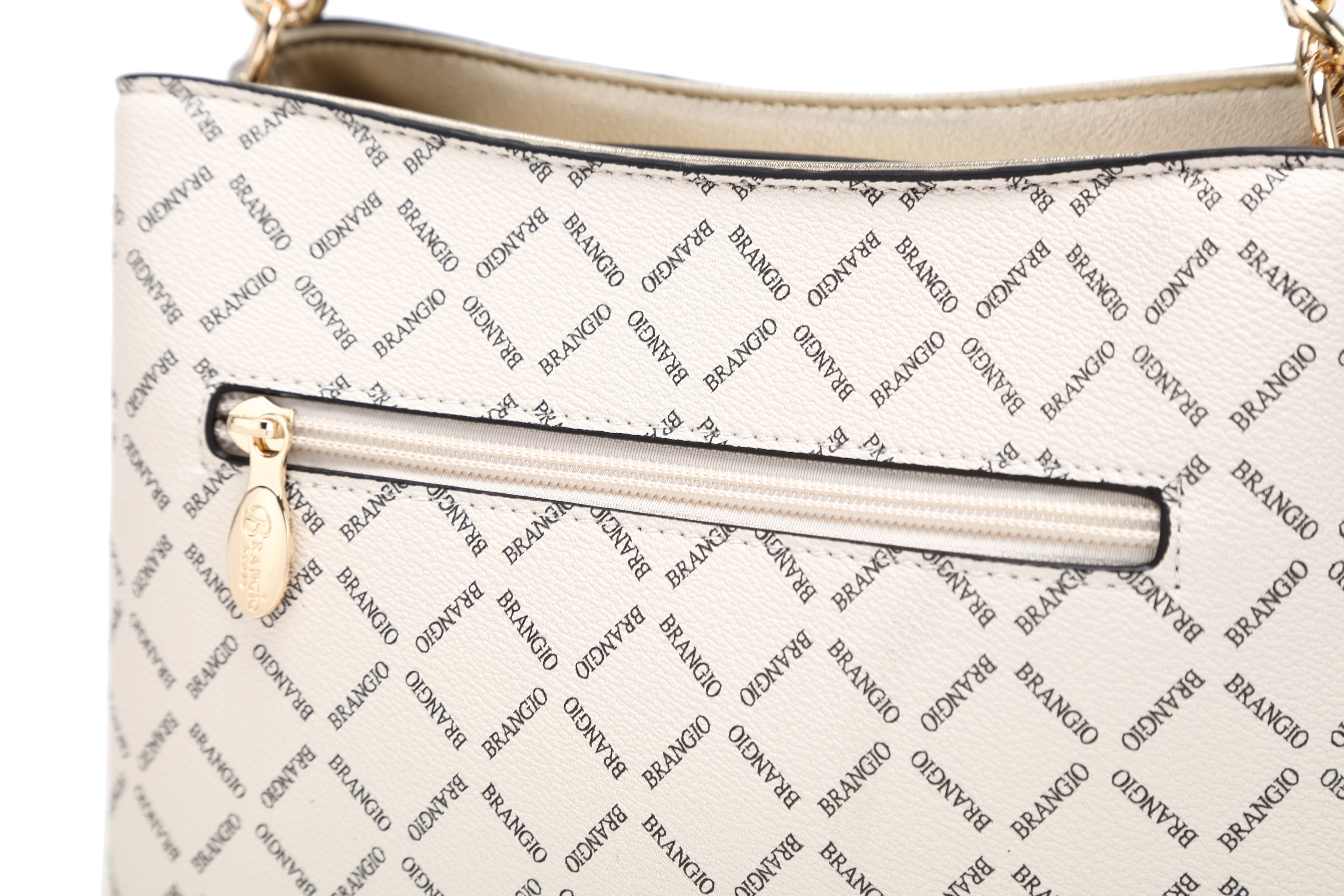 Brangio Italy Diamond Luxe Chain Hobo Bag & Crossbod Bag