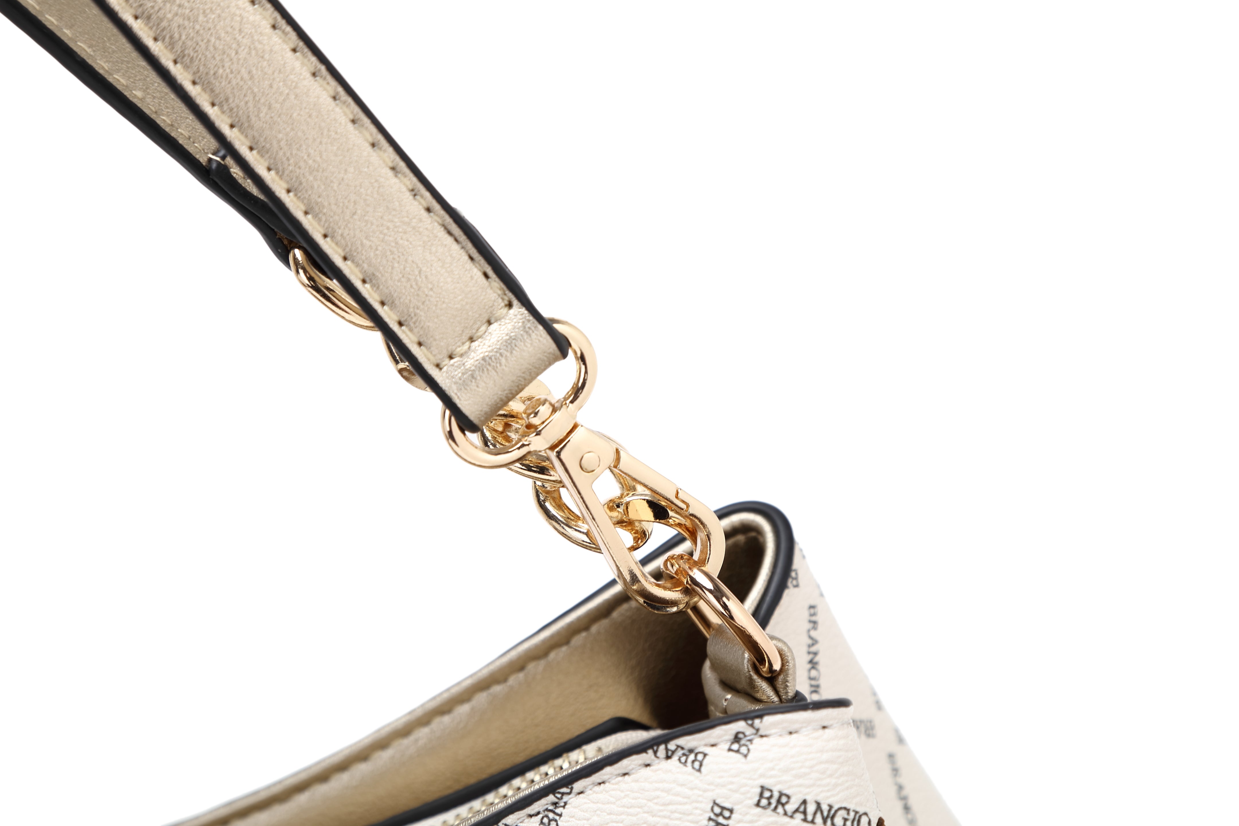 Brangio Italy Diamond Luxe Chain Hobo Bag & Crossbod Bag