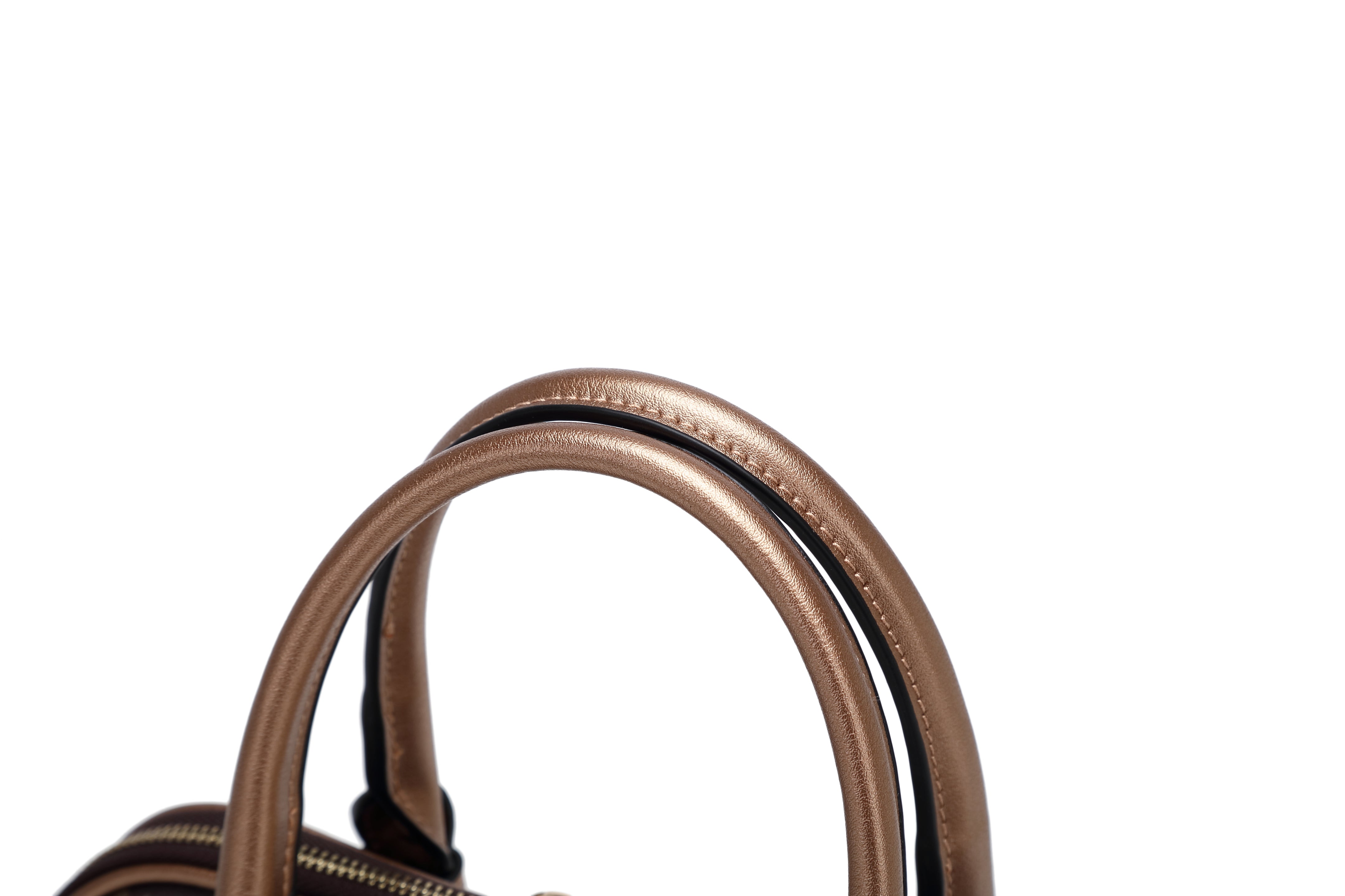 Brangio Italy Diamond Elegance Crystal Stud Top Handle Satchel