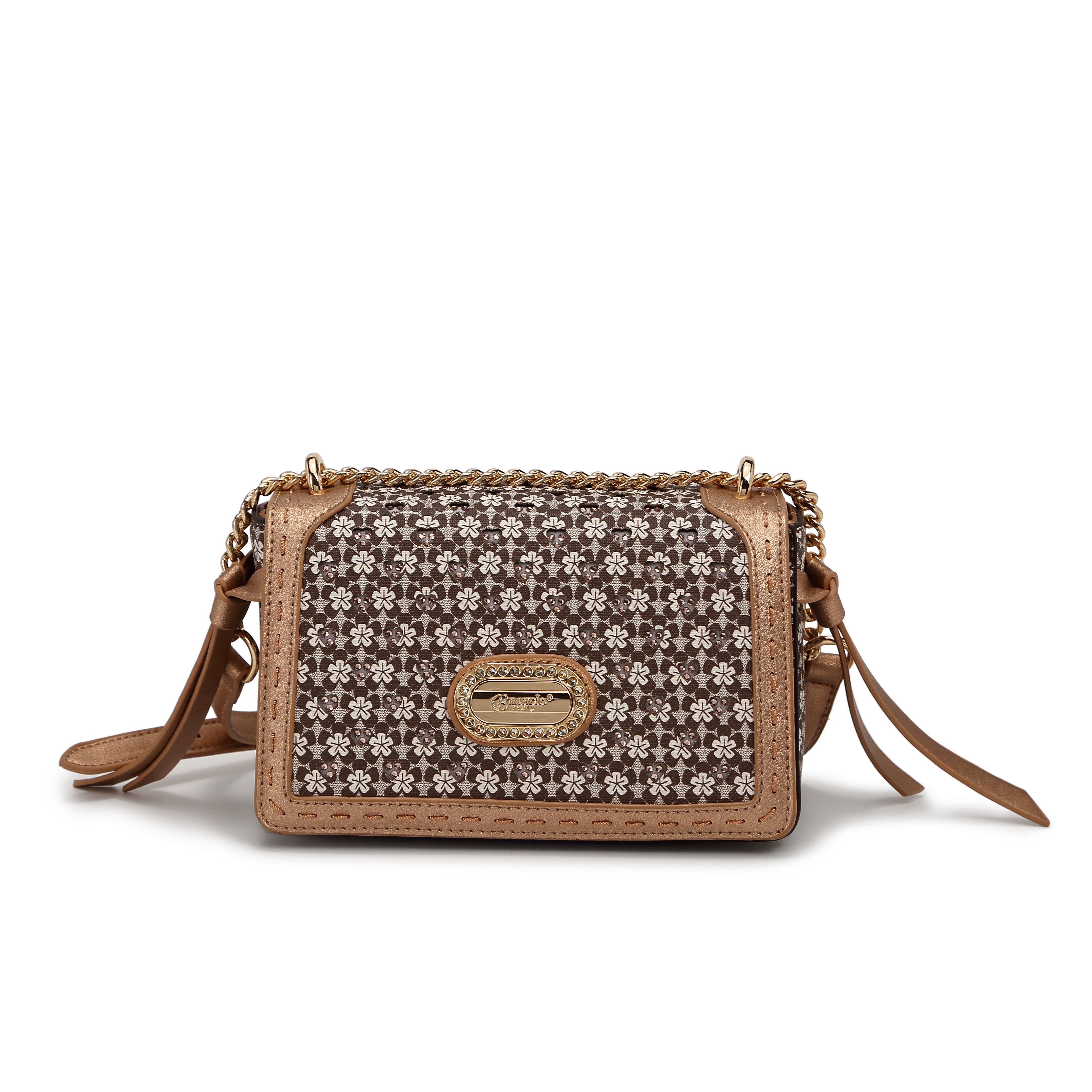 Brangio Luxe Floral Crossbody Bag