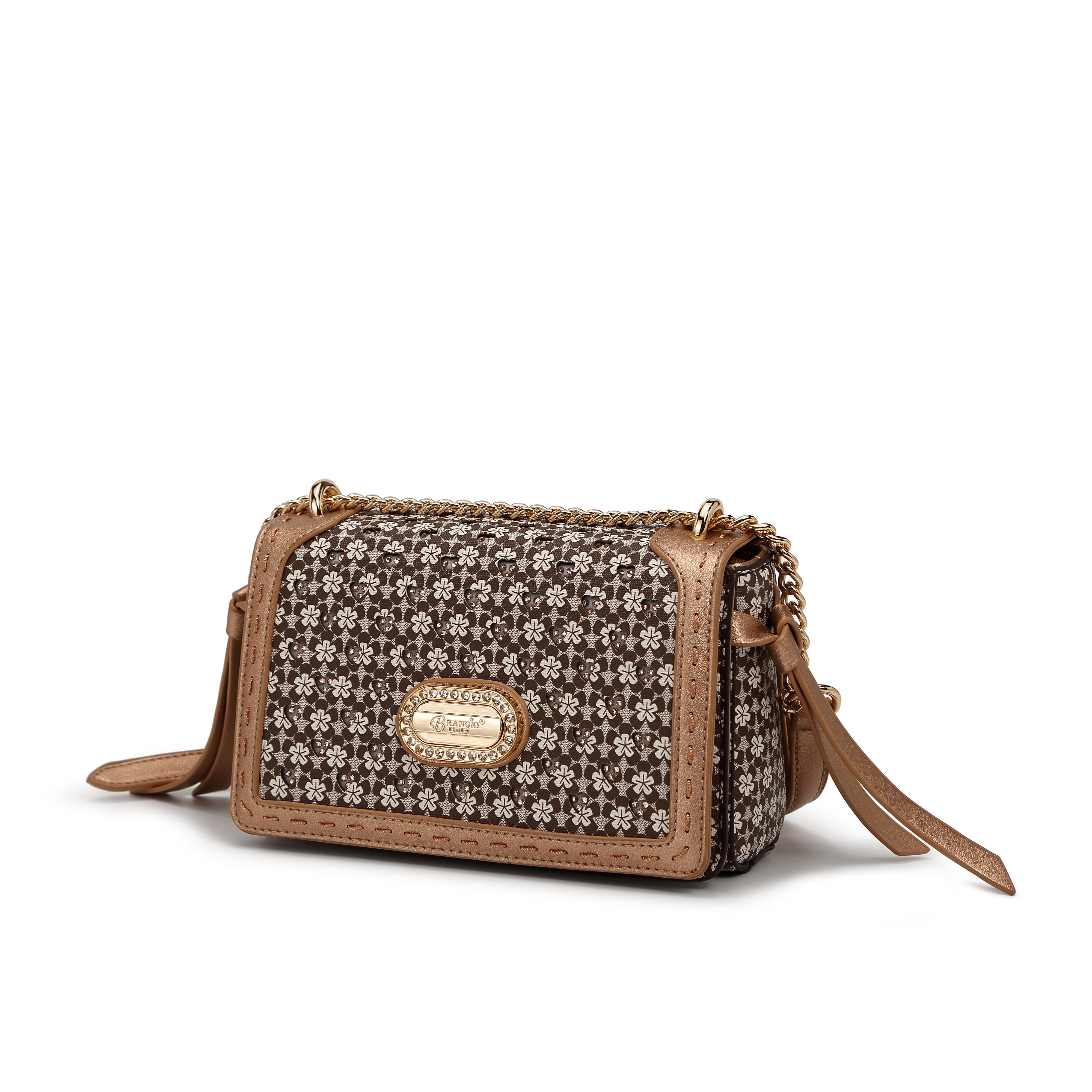 Brangio Luxe Floral Crossbody Bag