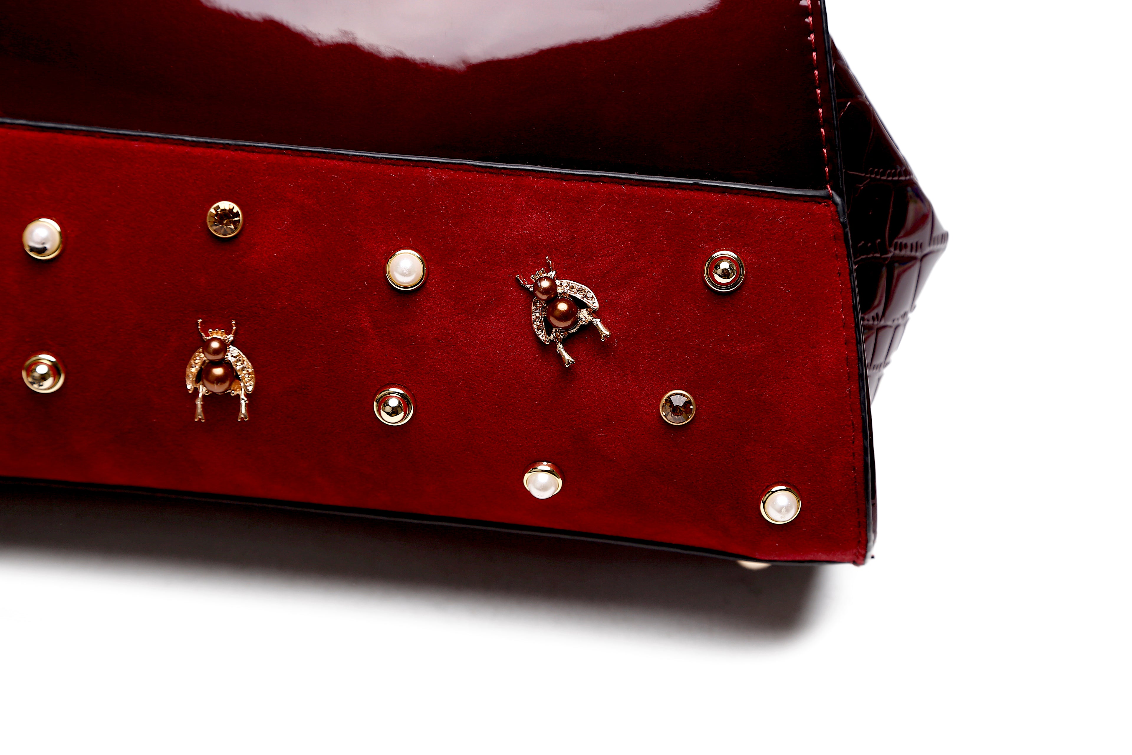 Honey Bee Adore Handmade Leather Shoulder Bag - Brangio Italy Co.