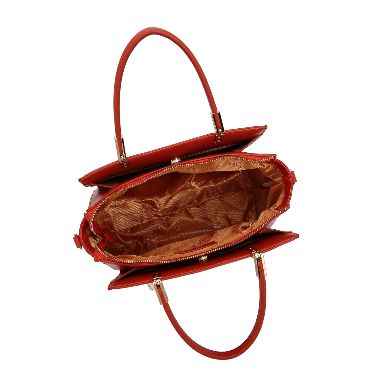 Brangio Studded Elegance Luxe Heart Handbag