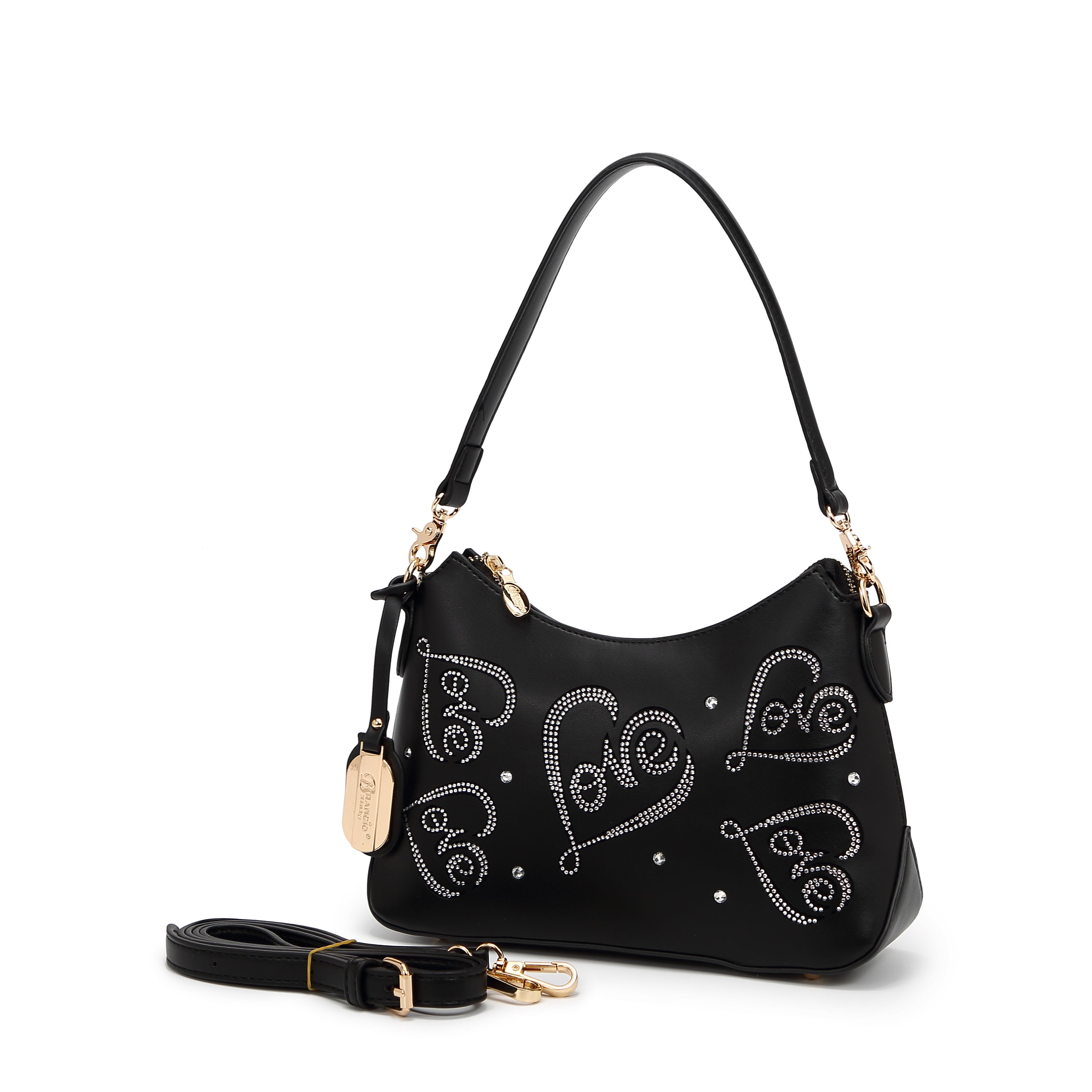 Brangio Elegant Love-Embellished Handbag