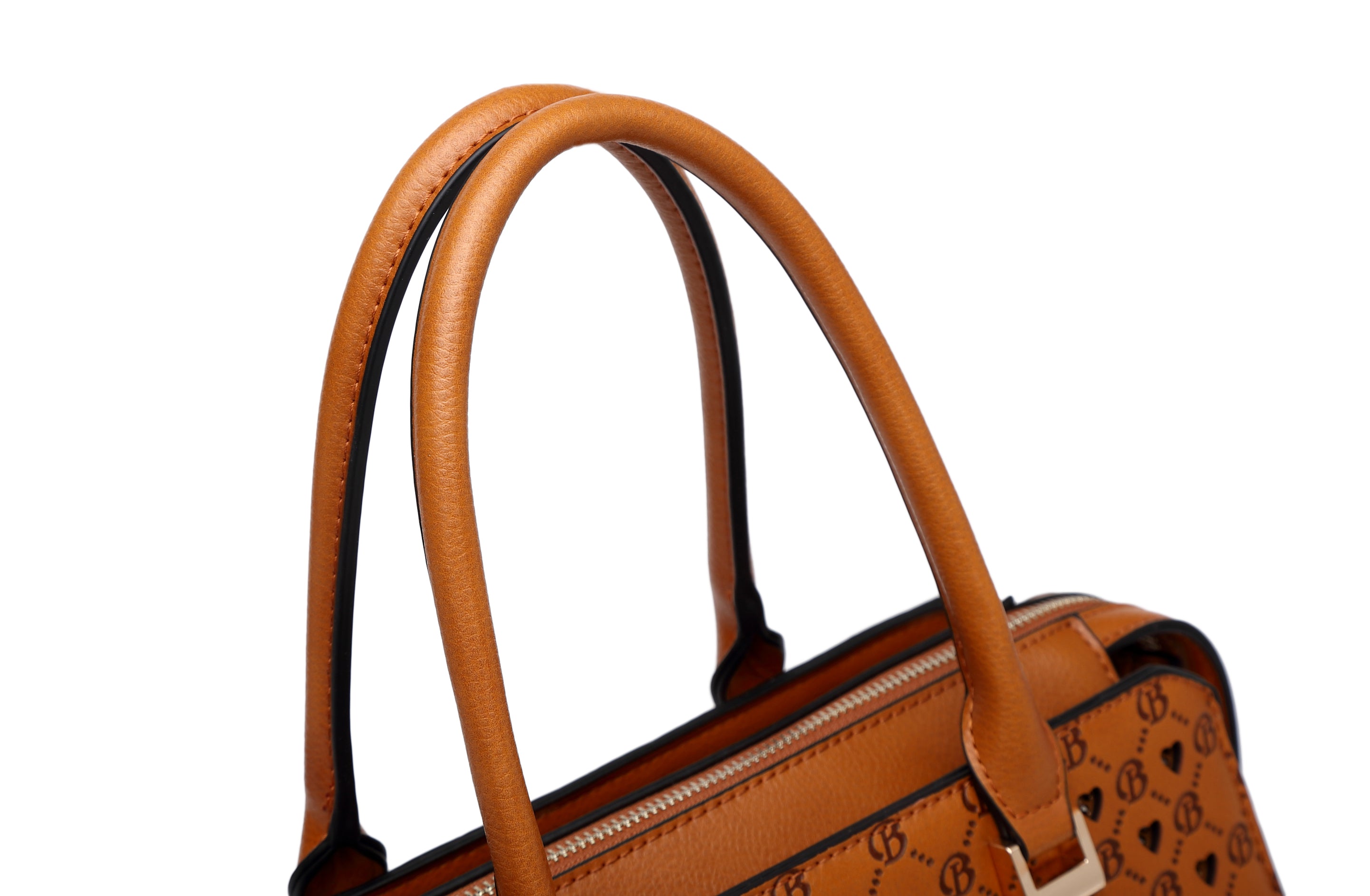 Millionaire Double Layer Crystal Engraved Matte Satchel - Brangio Italy Collections