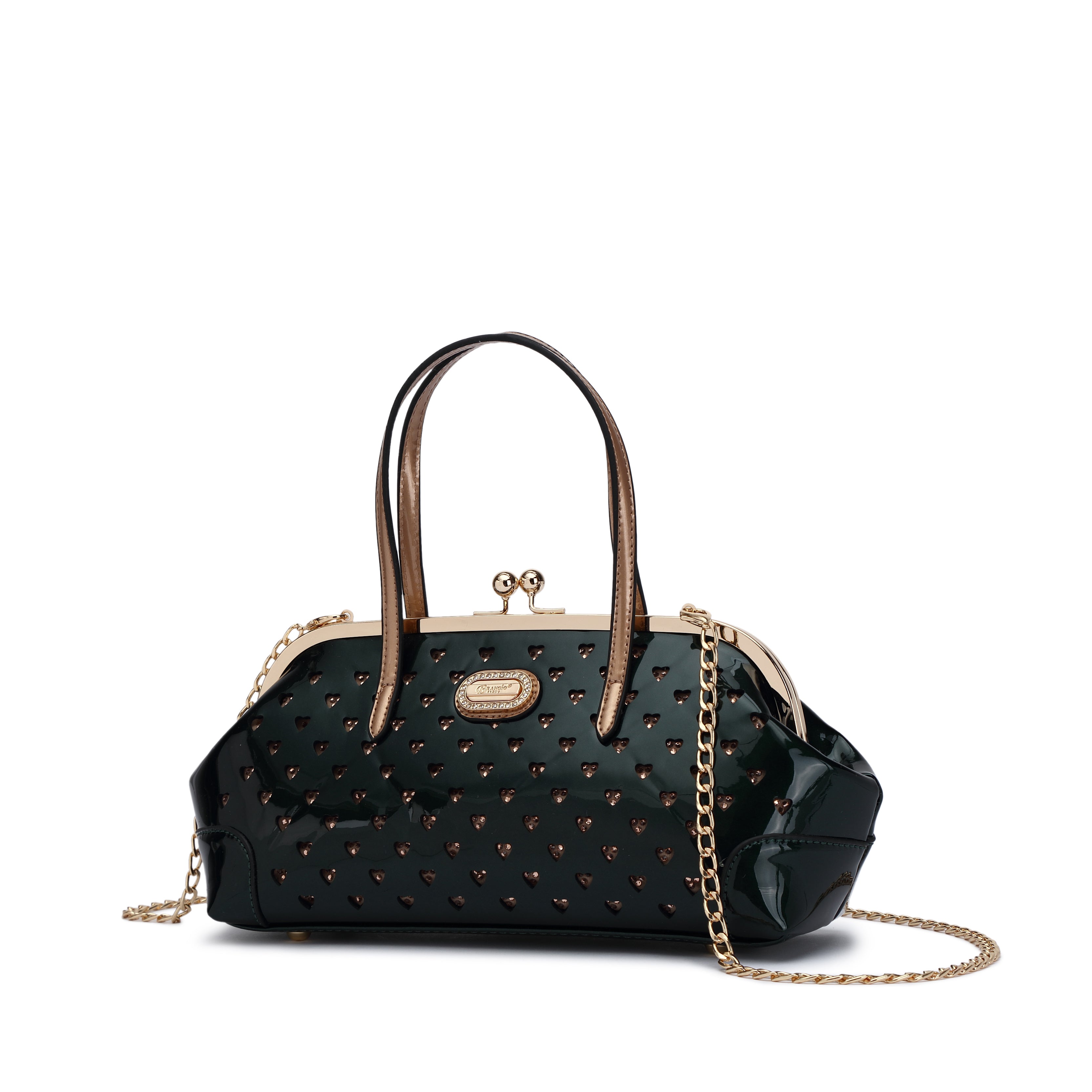 Brangio Italy Heart Studs Handbag & Crossbody Bag